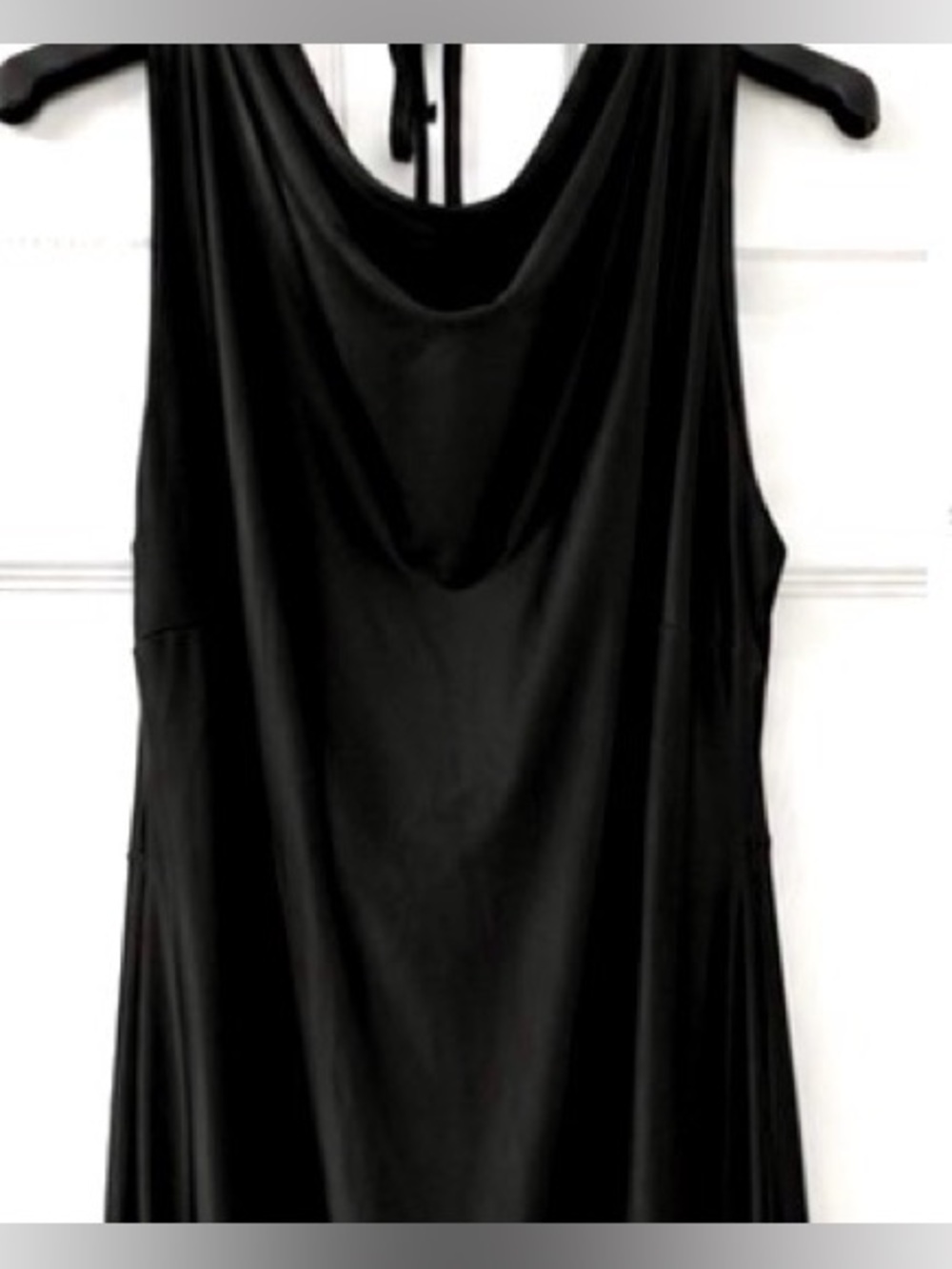 Black Women's Bias-Cut Maxi Skirt M - Picture 2 of 5